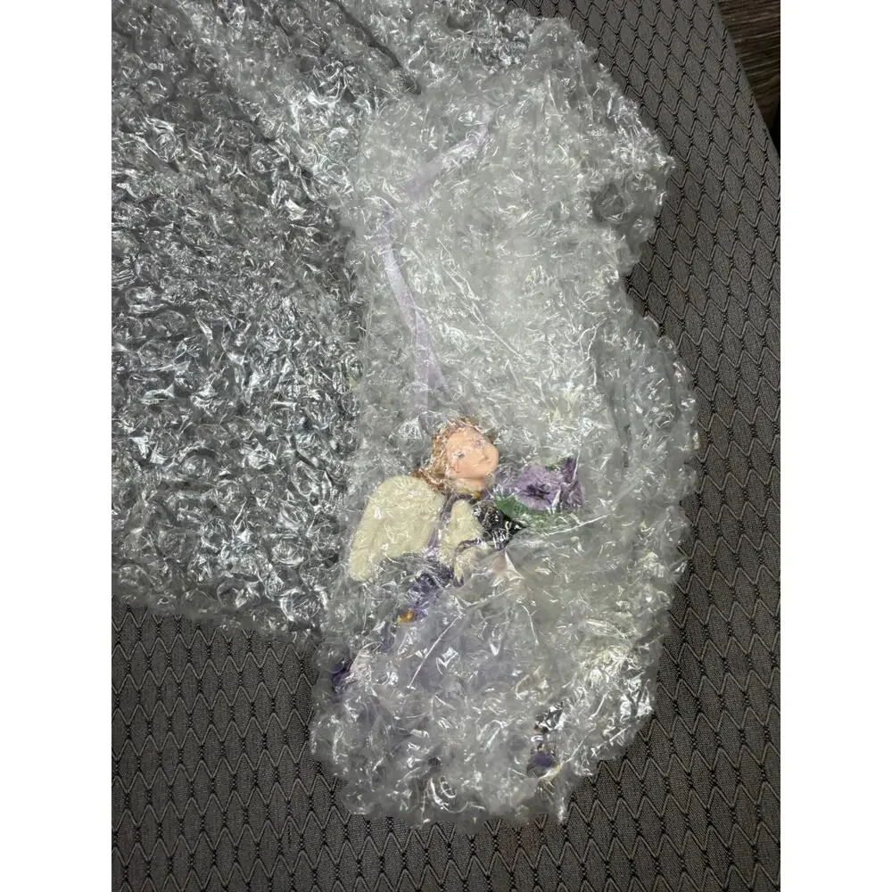 VTG 1996 Hallmark Keepsake Ornament Showcase Pansy Angel The Language of Flowers